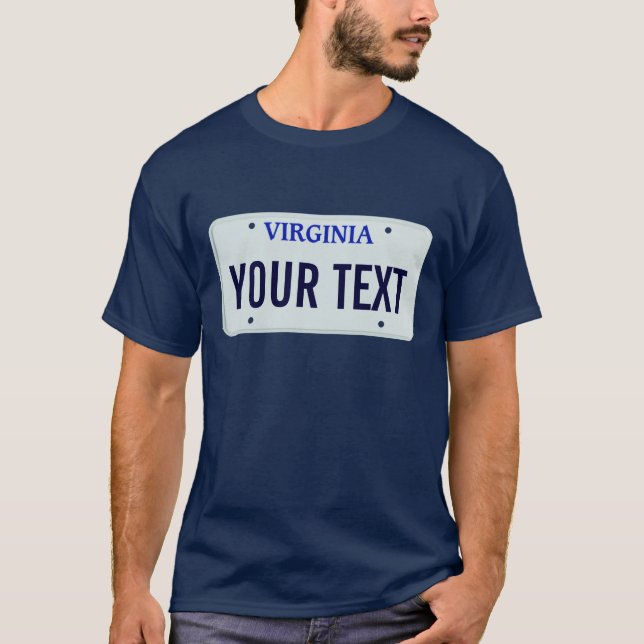 Camiseta Matrícula de Virgínia (Frente)