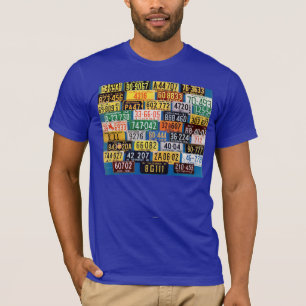 Camiseta Matrículas por H. Wilson Smith