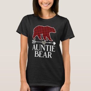 Camiseta Matriz da Família de Pijamas de Natal do Urso da X