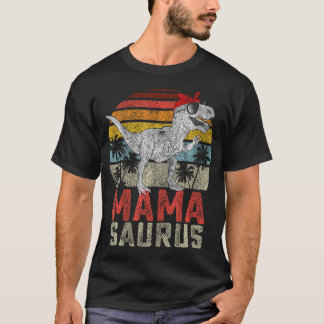 Camiseta Matriz da Família Mamasaurus T Rex Dinosaur Mama S