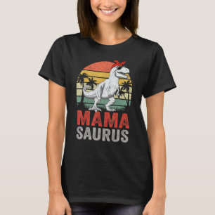 Camiseta Matriz da Família Mamasaurus T Rex Dinosaur Mama S