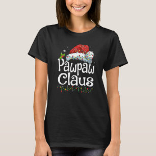 Camiseta Matriz da Família Pajama Pawpaw Claus Santa Hat