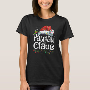 Camiseta Matriz da Família Pajama Pawpaw Claus Santa Hat