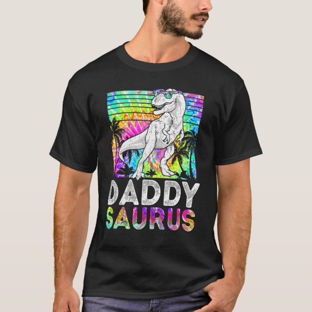Camiseta Matriz da Família Surus do Pai Daddysaurus Rex Din (Frente)