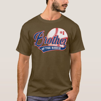 Camiseta Matriz de Tema de Baseball do Irmão do primeiro an