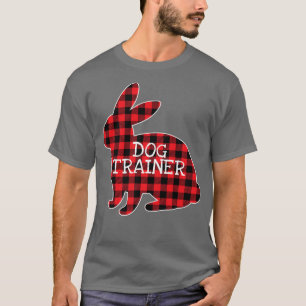 Camiseta Matriz de Treinador de Cães com Gráfico de Coelhin