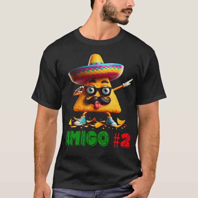 Camiseta Matriz do Grupo 3 Amigos Cinco De Mayo Amigo 2 (Frente)