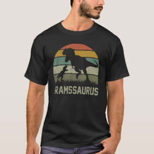 Camiseta Matriz Familiar Grams Saurus Rex Dinosaur Gramssau
