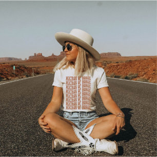 Camiseta Matriz Terracotta Matching Bridal Party