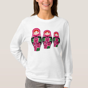 CAMISETA MATRYOSHKA, BONECA DO RUSSO