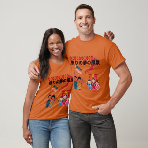 Camiseta Matsuri Dreamscape texas laranja