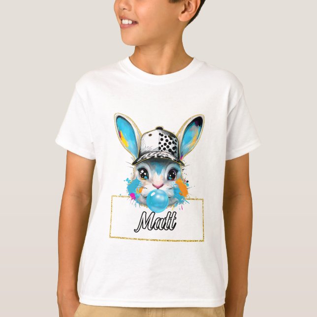 Camiseta Matt Bubble Easter Bunny T-Shirt (Frente)