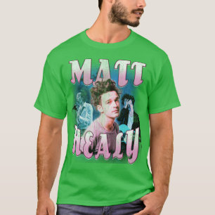 Camiseta Matt Healy A perna-de-bota de 1975