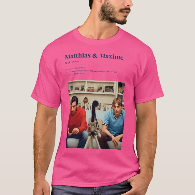 Camiseta Matthias Maxime (2019) Filme Xavier Dolan (Frente)