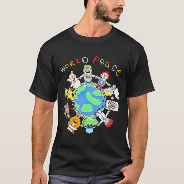Camiseta Matty Canadian Chef Matheson WORLD PEACE (Frente)