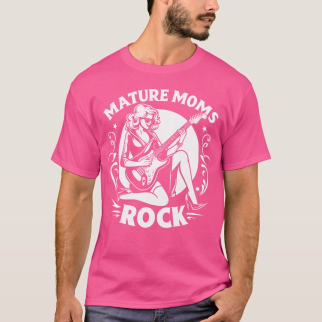 Camiseta Mature Moms Rock friends (Frente)