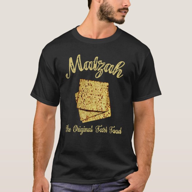 Camiseta Matzah, a Comida rápida original Matzo Ball 1 (Frente)