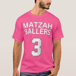 Camiseta Matzah Ballers 3 Equipe de Basquete Judeu Engraçad