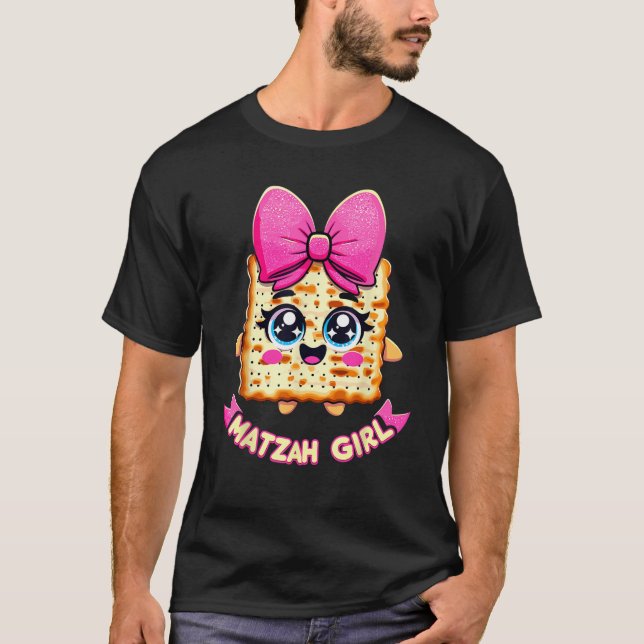 Camiseta Matzah Girl Afikoman Happy Passover  (Frente)