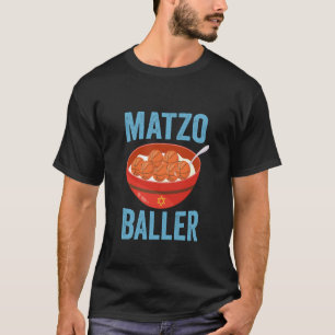 Camiseta Matzo Baller Funny Basbol Hanukkah Holiday