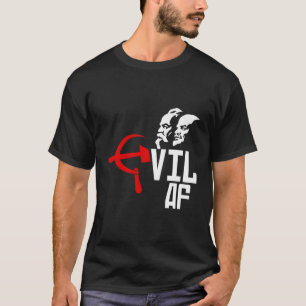 Camiseta Mau Af Hammer Sickle Funny Anti-Comunista Sociali