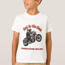 Camiseta Mau até os Ossos "Atitude Pugly" Pug Motoqueiro