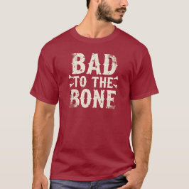 Camiseta Mau até os Ossos | Esqueleto Divertido de Hallowee