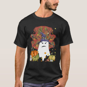 Camiseta Mau Bruxa Fantasma Ghost Cat Halloween Chupa