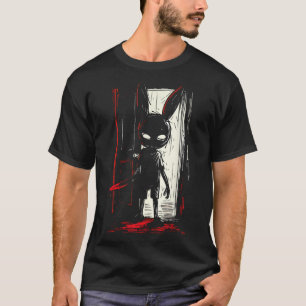 Camiseta Mau Coelho Coelho Horrente Slasher Portas Nervosas