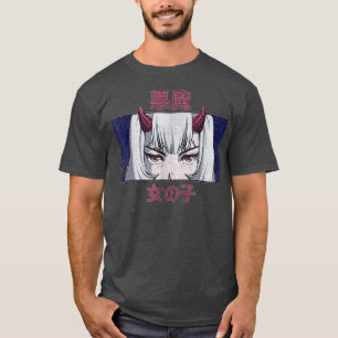 Camiseta Mau de anime japonês Waifu Japão Kawaii Otaku