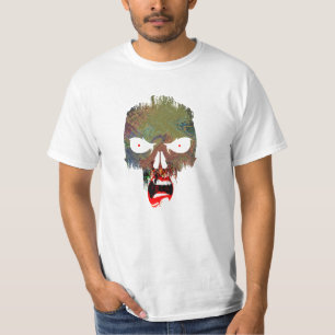 Camiseta Mau de Assustador Figurino de Gritar de Caveira de