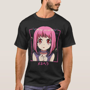 Camiseta Mau de Punk Da Garota Japonesa - Pastel Menhera Ka