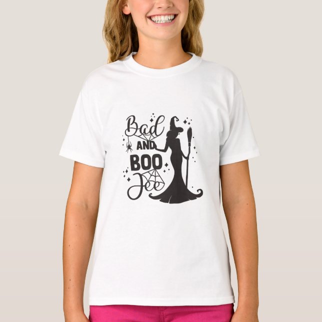 Camiseta Mau e Boo Jee Halloween (Frente)