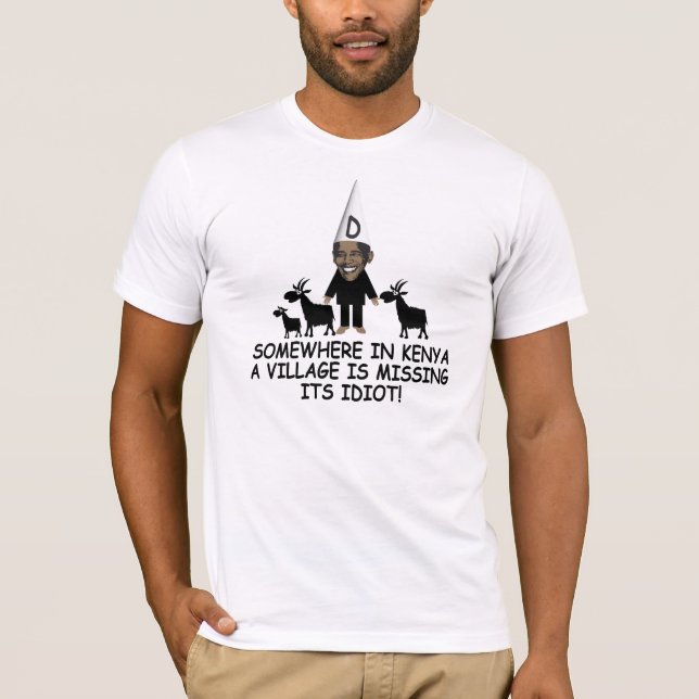 Camiseta Mau gosto anti Obama (Frente)