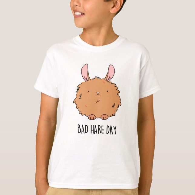Camiseta Mau Hare Day Engraçado Coelho Pun (Frente)