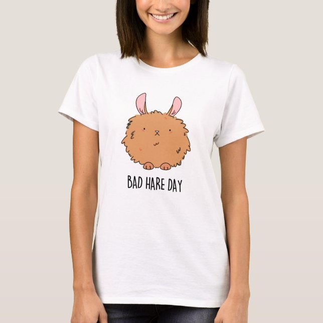 Camiseta Mau Hare Day Engraçado Coelho Pun (Frente)