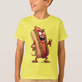 Camiseta MAU HOT DOG dos Monstros da comida