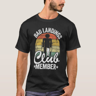 Camiseta Mau Membro do Clube de Aterros Começa Bem Ferido Q