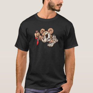 Camiseta Mau Murdery Bear Zombie Skeleton Bear