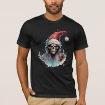 Mau Natal Papai Noel: Papais noeis Skeleton T-Shir