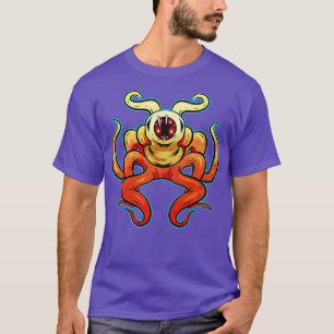 Camiseta Mau Oktopus Sea Monster Tentacle Halloween