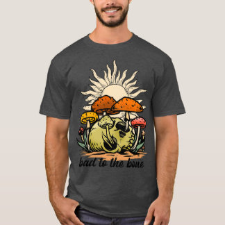 Camiseta Mau Para O Crânio Da Vintagem Da Retrorização Ósse