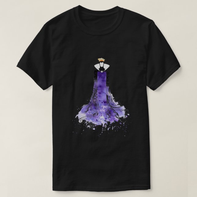 Camiseta Mau Queen Watercolor .png (Frente do Design)