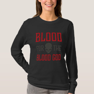 Camiseta Mau Skull Blood Para O Demônio Do Inferno Do Sangu