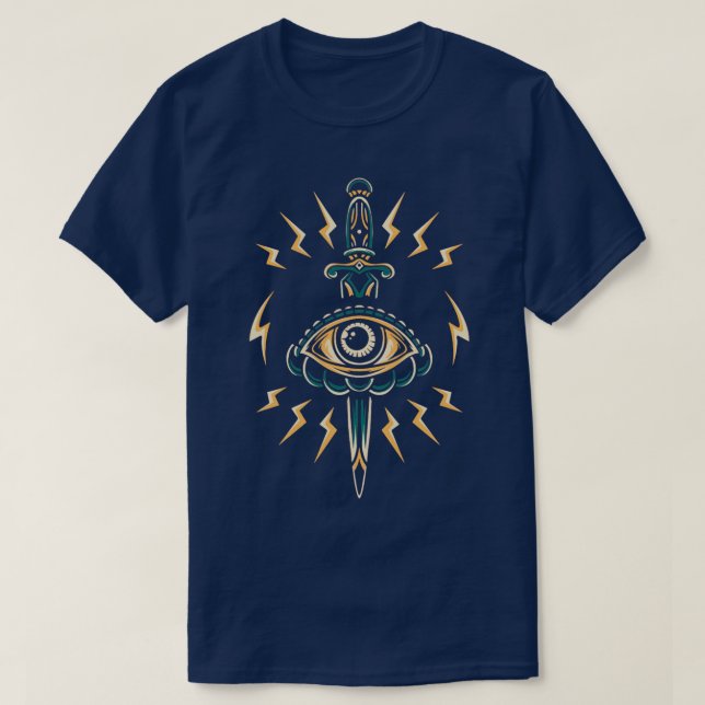 Camiseta Mau - Traços De Raios Oculares (Frente do Design)