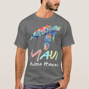Camiseta Maui Aloha Hawaii Sea Turtles Scuba Merging Hawaii