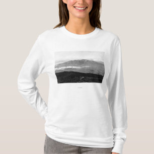 Camiseta Maui, Havaí - vista da parte superior de Haleakal