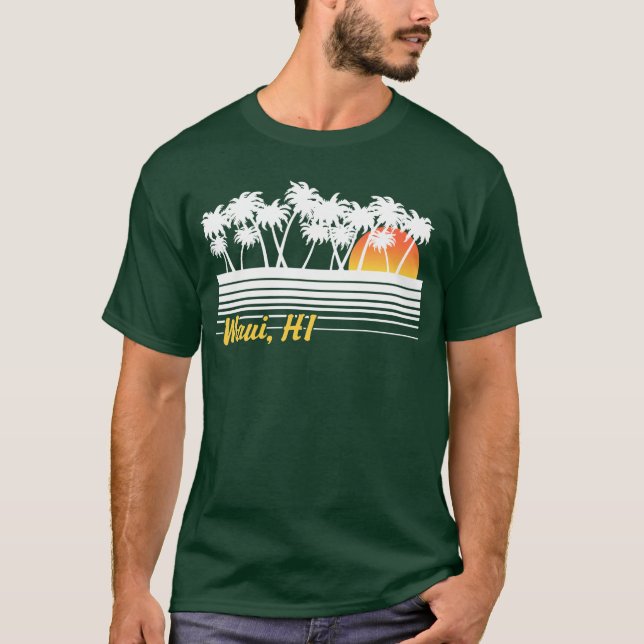 Camiseta Maui Hawaii (Frente)