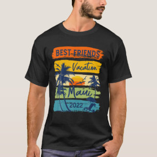 Camiseta Maui Hawaii 2022 Melhor Férias Amigos Corresponde