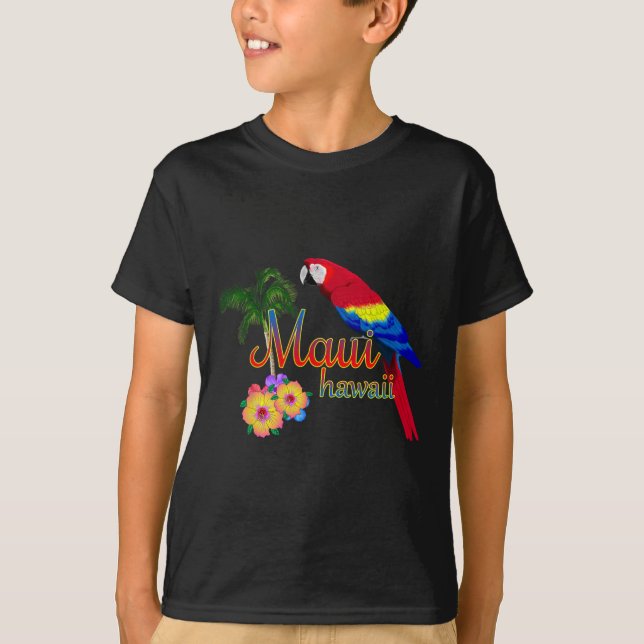 Camiseta Maui Hawaii Beach Aloha (Frente)